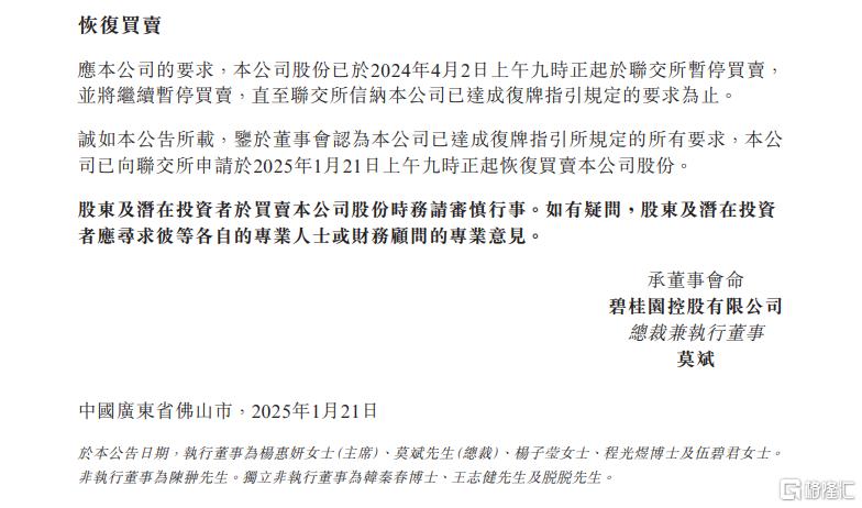 地产股“嗨”了！900亿巨头盘中涨停，碧桂园复牌狂飙